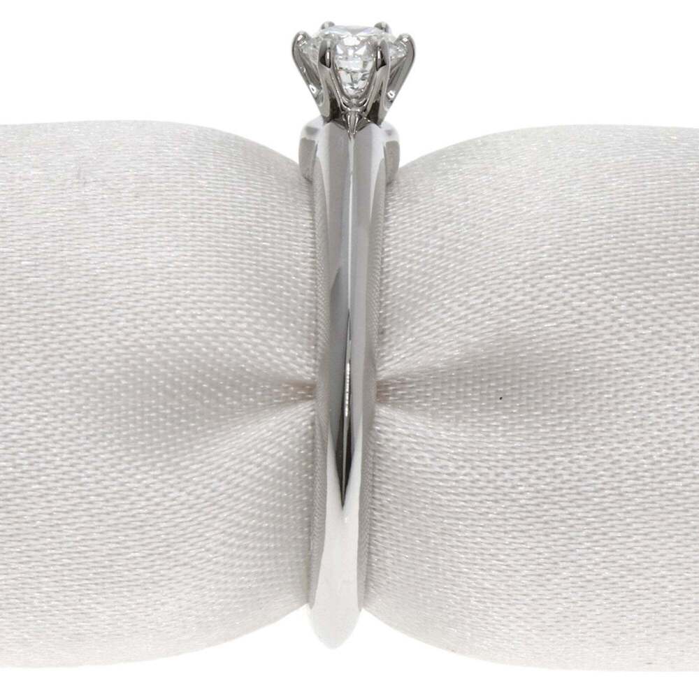 TIFFANY Authentic Silver Diamond Ring - Picture 3 of 6